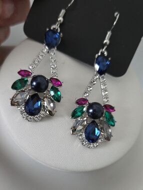 Paparazzi Prismatic Presence Multi Earrings NWT